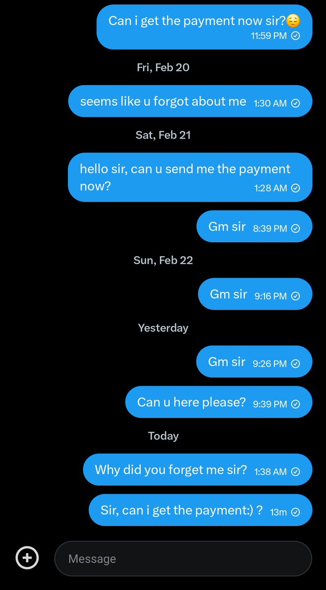 komosuper74's tweet image. Do you think I'm a beggar? Is it wrong for me to ask for payment for work I've completed? Haha, lol!
I think it's better to pay upfront to avoid things like this. Have you artists ever felt the same way I have?