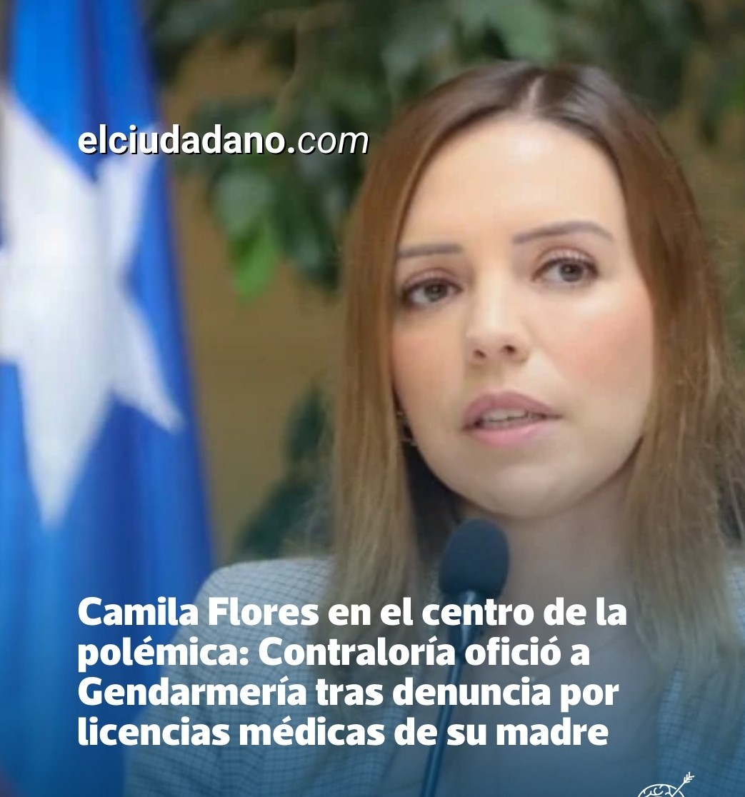 La madre presenta falsa licencia médica para viajar y negociar un inmueble en Futrono.
 En paralelo y usando recursos públicos y tráfico de influencias #CamilaFlores en su rol de Senadora oficia al SEREMI de BBNN para agilizar la inscripción del inmueble.
#Corrupta