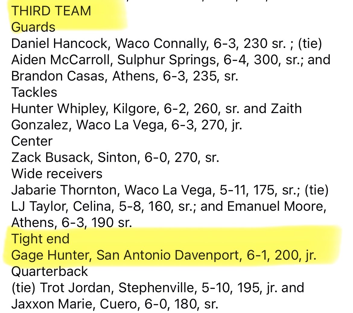 Gage Hunter tweet media