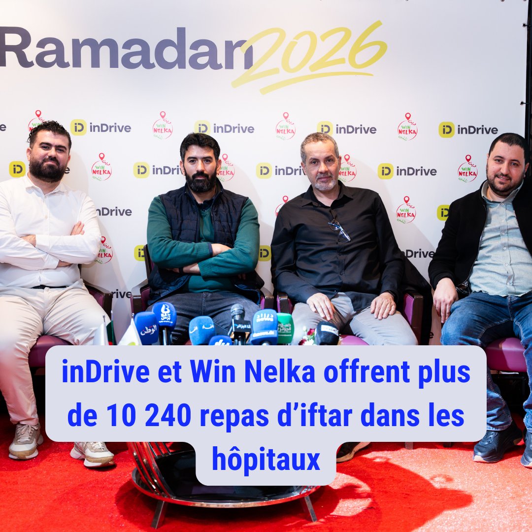 DzNtic's tweet photo. inDrive et Win Nelka offrent plus de 10 240 repas d’iftar dans les hôpitaux

Les détails ⤵
https://t.co/swTLusaozL

#algerie #Indrive #WinNelka https://t.co/xetbAbpj3X