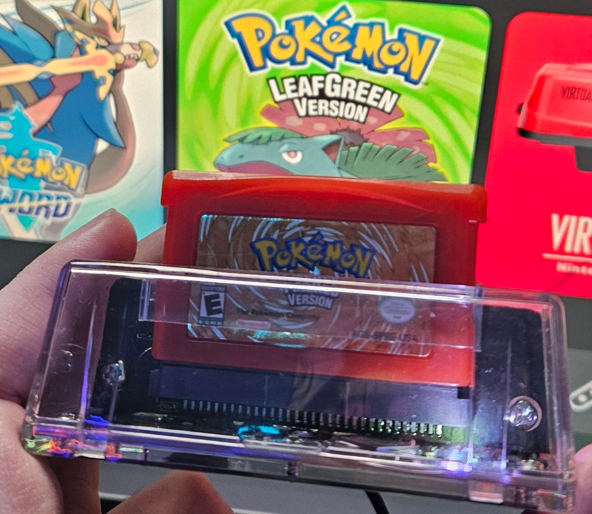 ThatBaldGamer's tweet photo. Just wait until folks hear that instead of playing a free ROM, I paid $50 for a device that will let me directly capture my $250 boxed copy of Pokemon FireRed so I could transfer the Shiny Pokemon I found.

On top of paying for the $20 port on the Switch. Woe is me! 😬 https://t.co/MT2vlMNwGA