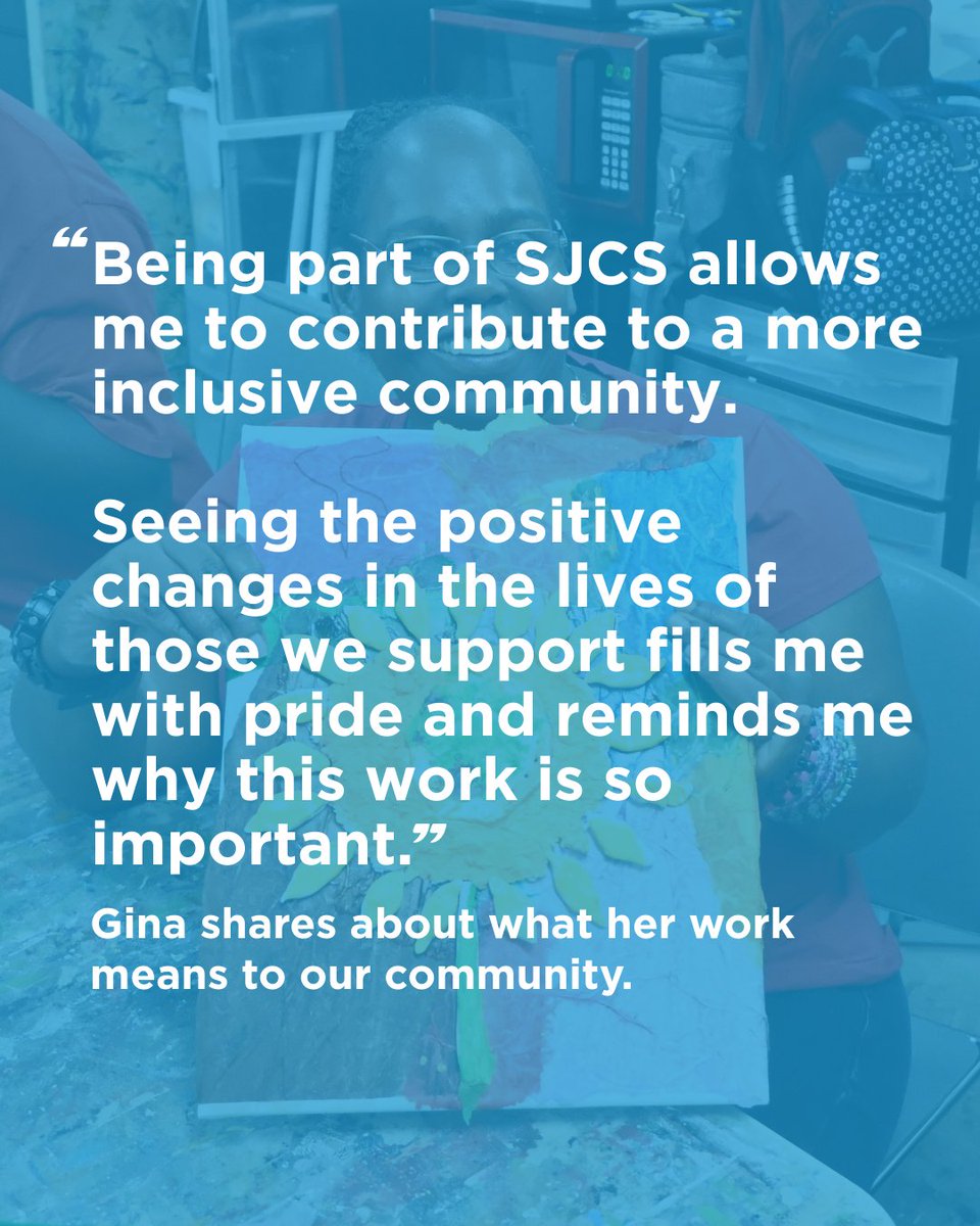 SJCSorg's tweet photo. Empathy, resilience, and purpose ... our team member Gina knows exactly why this work matters! https://t.co/m72q0TX6vO
