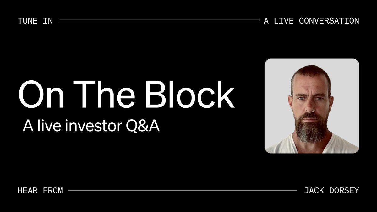 Block Investor Relations tweet media