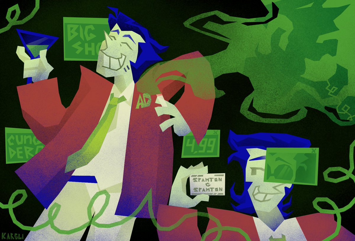 _kargli's tweet photo. YOLO 

#spamton #deltarune https://t.co/FbnKmnhDyn