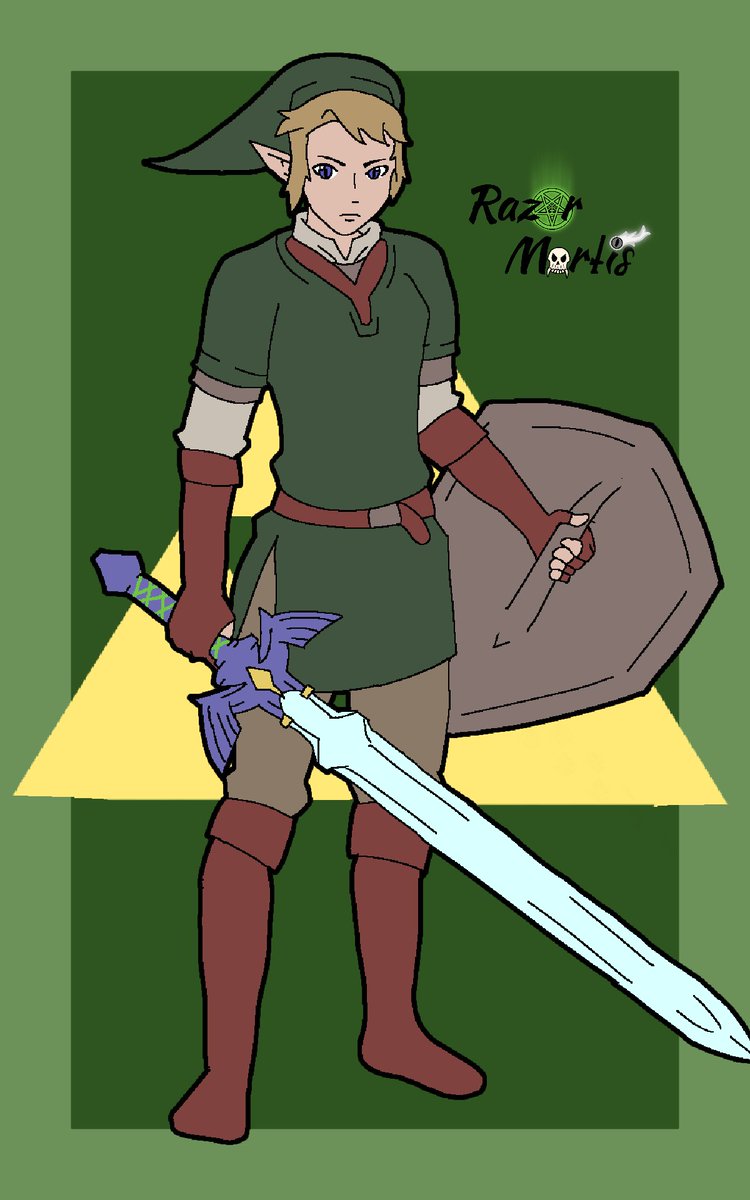 A bit late but here's a quick drawing of Link for The Legend of Zelda's 40th anniversary! 

🧝‍♀️🧝‍♂️🛡⚔️

#Zelda #legendofzelda