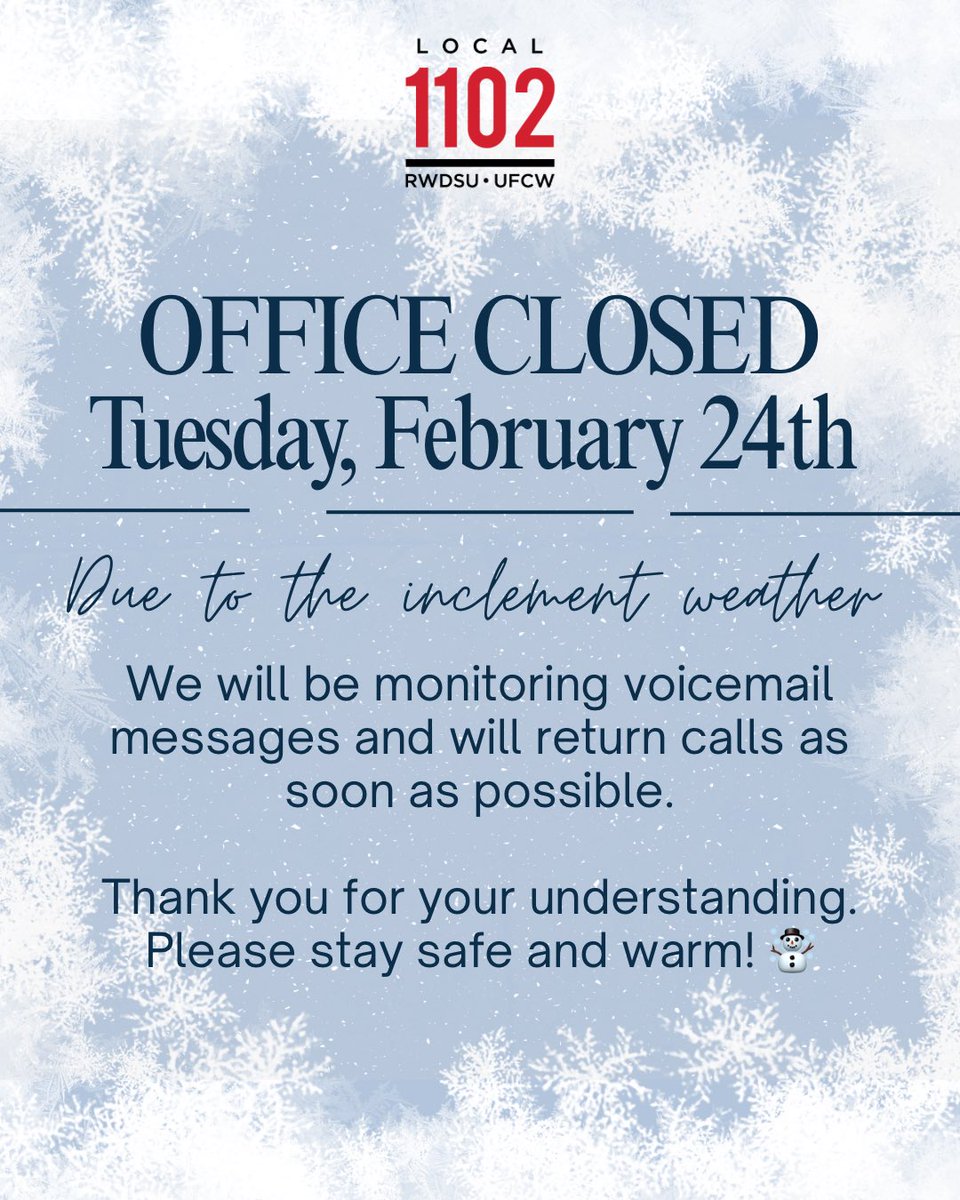 Local 1102 RWDSU/UFCW tweet media