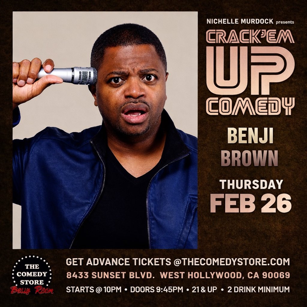 CrackemupLA's tweet photo. We are so ready for this week’s show! Closing out BHM with all these hilarious folks! Catch us here-10PM 
@TheComedyStore 

Get tickets today at:
https://t.co/QkFFSH1rSJ https://t.co/vgOBwzvc7q