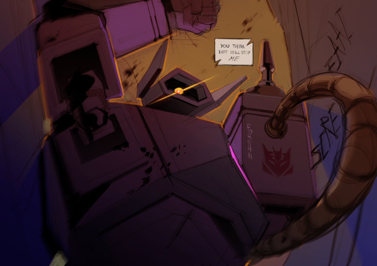 You can run, you can try
You can run but you can't hide

Shockwave wont let his experiment escape muhahah