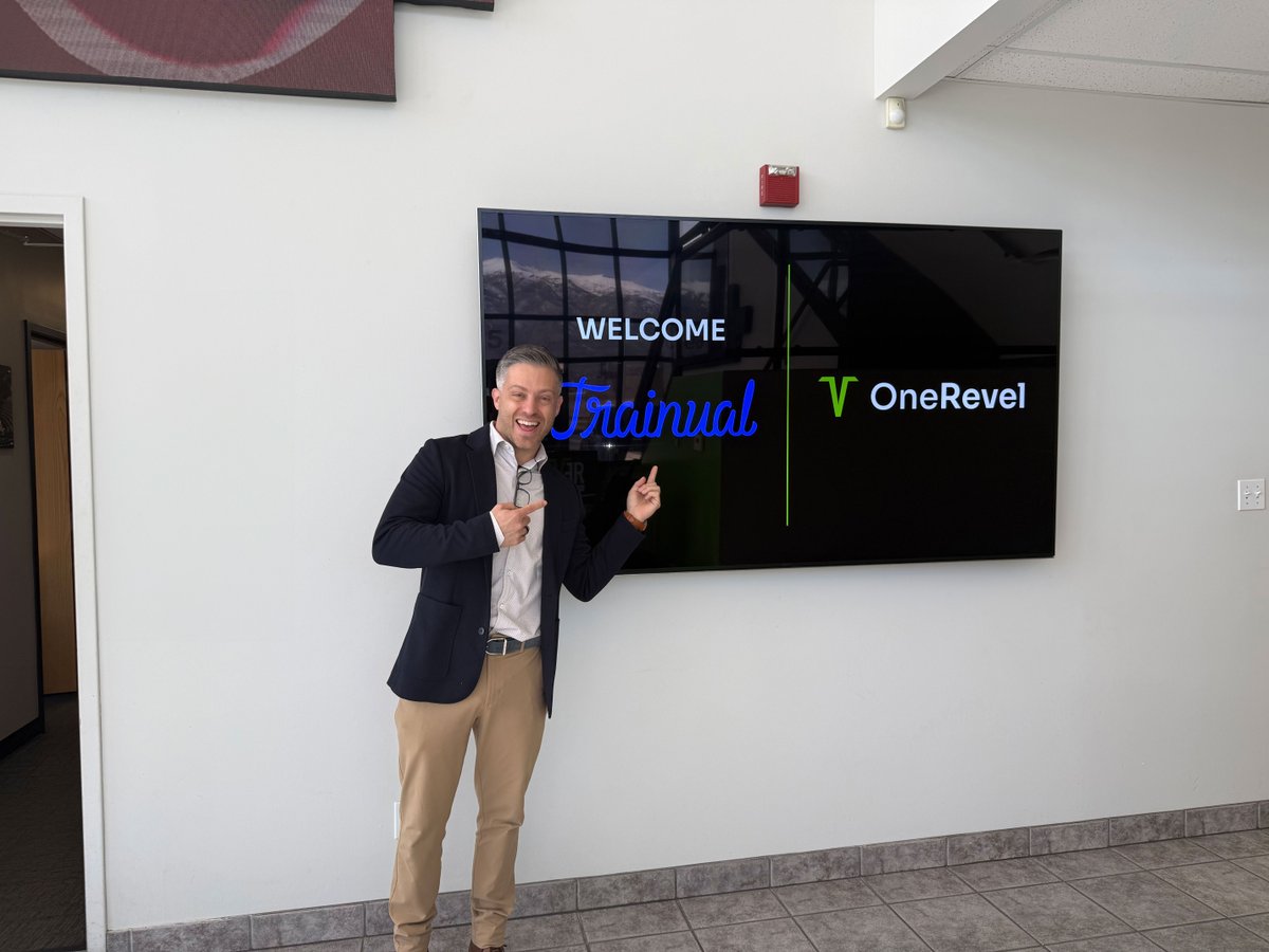OneRevelCo's tweet photo. New faces. Powerful partnerships. New installs lighting up the map. Starting the week the OneRevel way—welcoming new sales talent, launching digital signage at the Mammoth practice facility, and unveiling an LED display at America First Credit Union. Strategy. Software.Revel Up. https://t.co/PR0zaLb57u