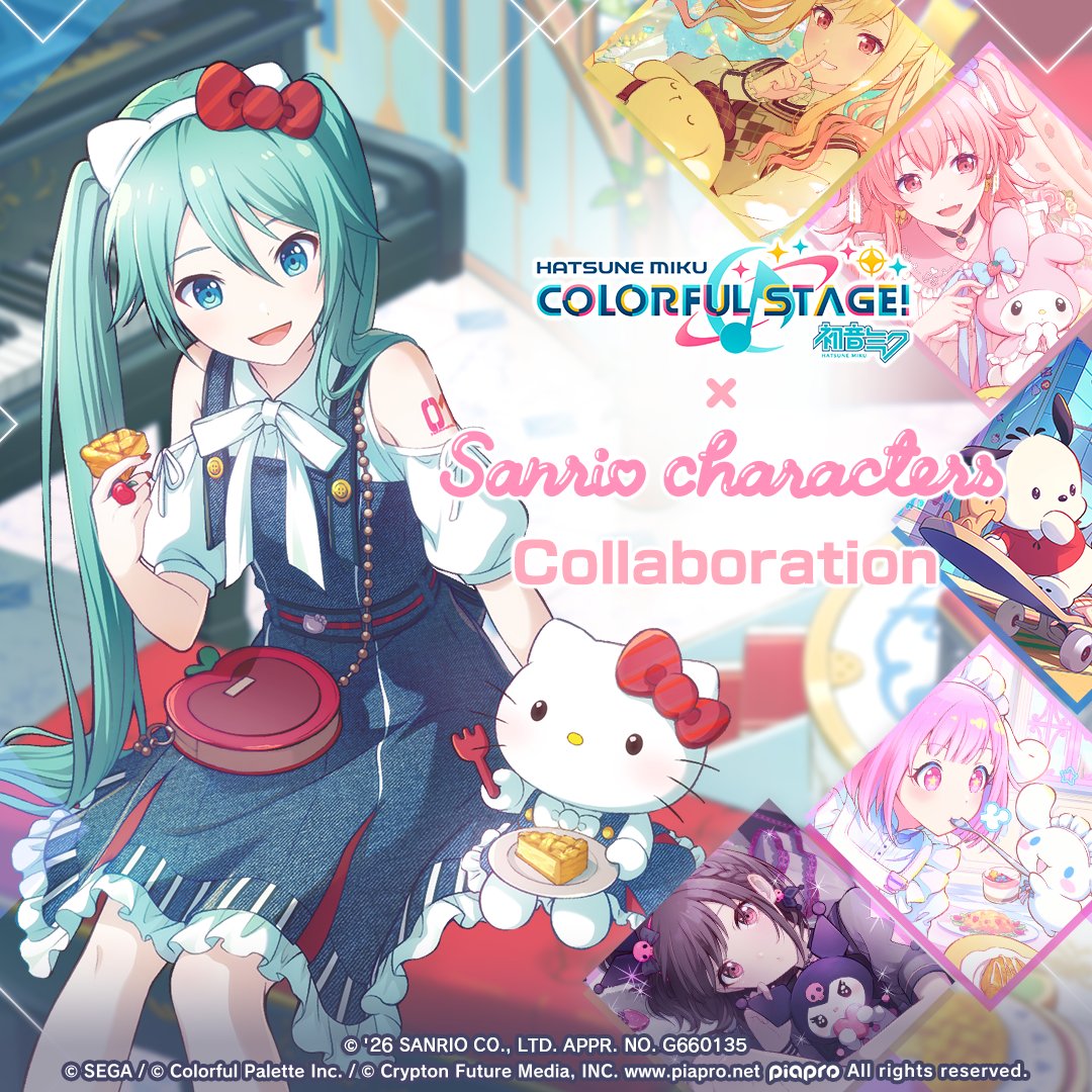 🎀HATSUNE MIKU: COLORFUL STAGE!×Sanrio Crossover is making it's return soon!🎀

Be sure to tune in to our upcoming livestream for more info! ✨