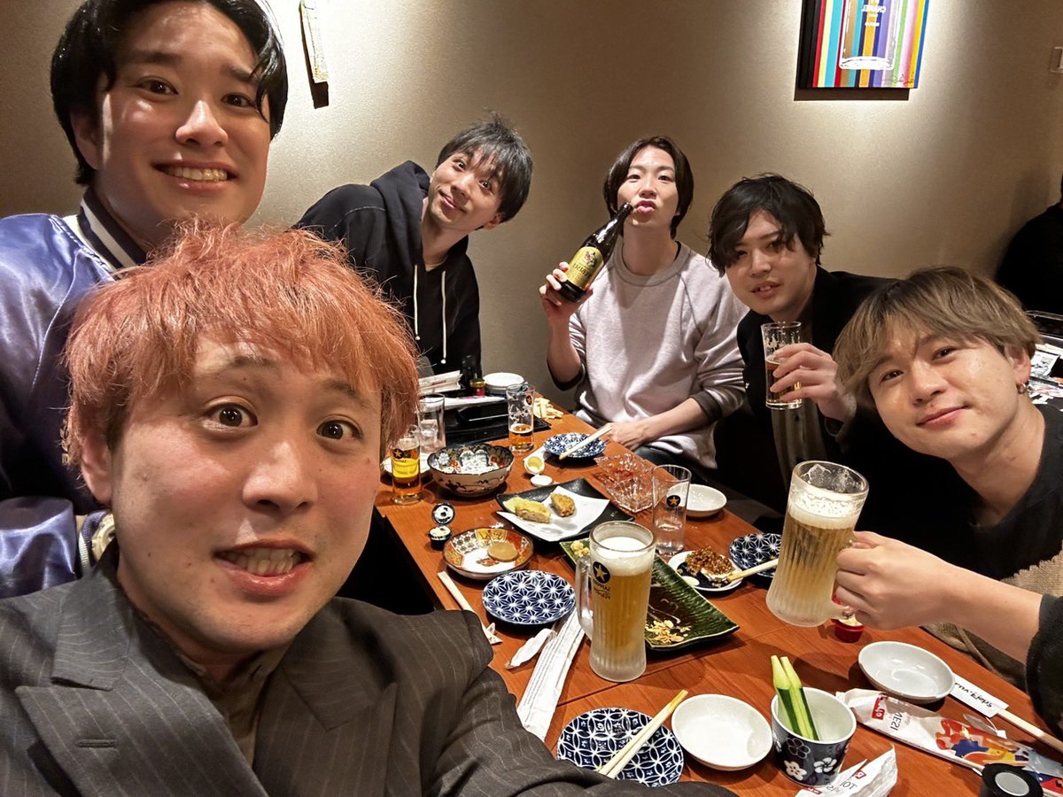 「あなたとTAROO @梅田amHALL ワンマンライブ前前夜祭」！

ありがとうございました🍀
楽しかった☺️

出演者4組でTAROOさん楽曲のようなオリジナル曲をつくろうとなり、皆んなで準備して無事にお届けすることができました🕊️

常陸君も含めて次こそは全員揃って歌おうね🕊️