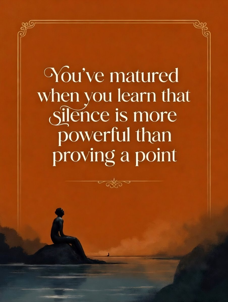 Sometimes silence is power! 🫶