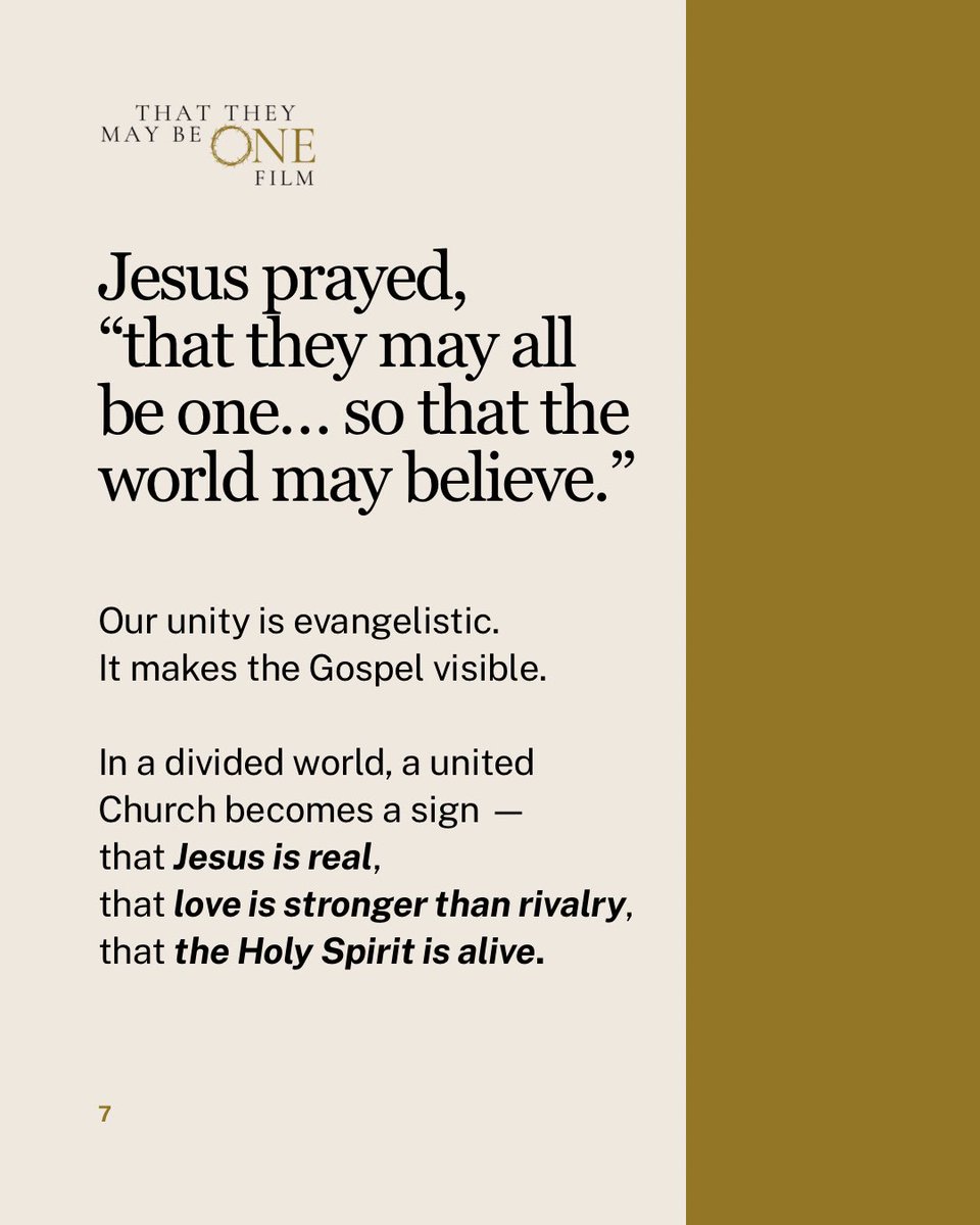 TTMBOFilm's tweet image. Unity isn’t uniformity.
It’s humility.
It’s relationship.
It’s prayer.

The same Spirit who moved at Pentecost still moves today, bringing believers together for the sake of the Gospel.

What’s one step you can take toward unity this week? 

More of this in #ThatTheyMayBeOne,