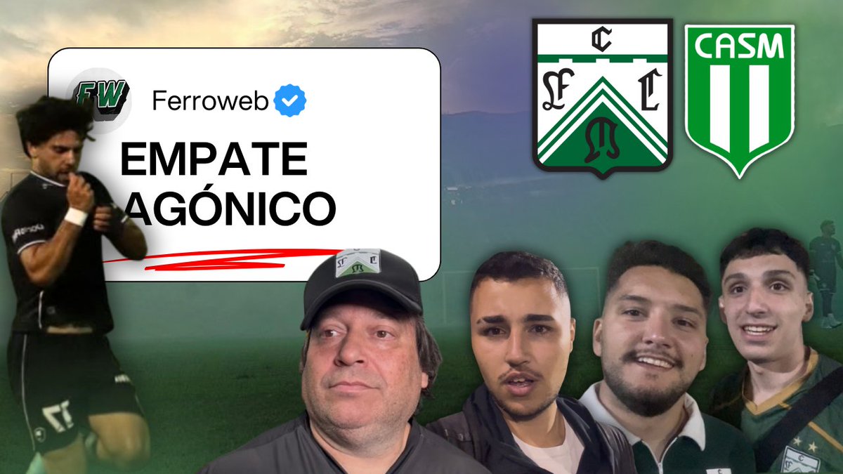 🚨YA ESTÁ DISPONIBLE UN NUEVO VLOG🚨

➡️ ¿Cómo vivimos nosotros y cómo vivieron ustedes el bombazo de García? Todo en el #VlogFW de esta semana 🎥💚

➡️ Desde Caballito, vivimos el empate de Ferro por 1-1 frente a San Miguel.

👇Miralo completo acá
youtu.be/VahWHiLa4CM