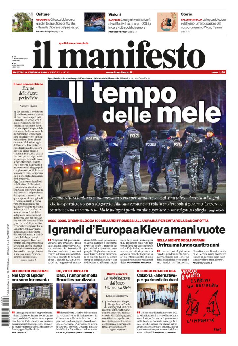 Un omicidio volontario e una messa in scena per simulare la legittima difesa. Arrestato l’agente che ha sparato a Rogoredo. Alla sua versione ha voluto credere solo il governo. Che ora lo scarica: è una mela marcia. Ma le indagini puntano alle coperture e coinvolgono i colleghi