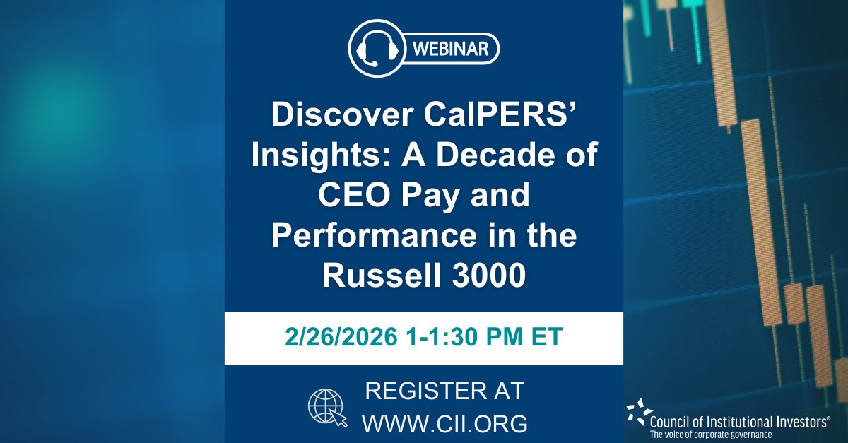 Council of Institutional Investors tweet media