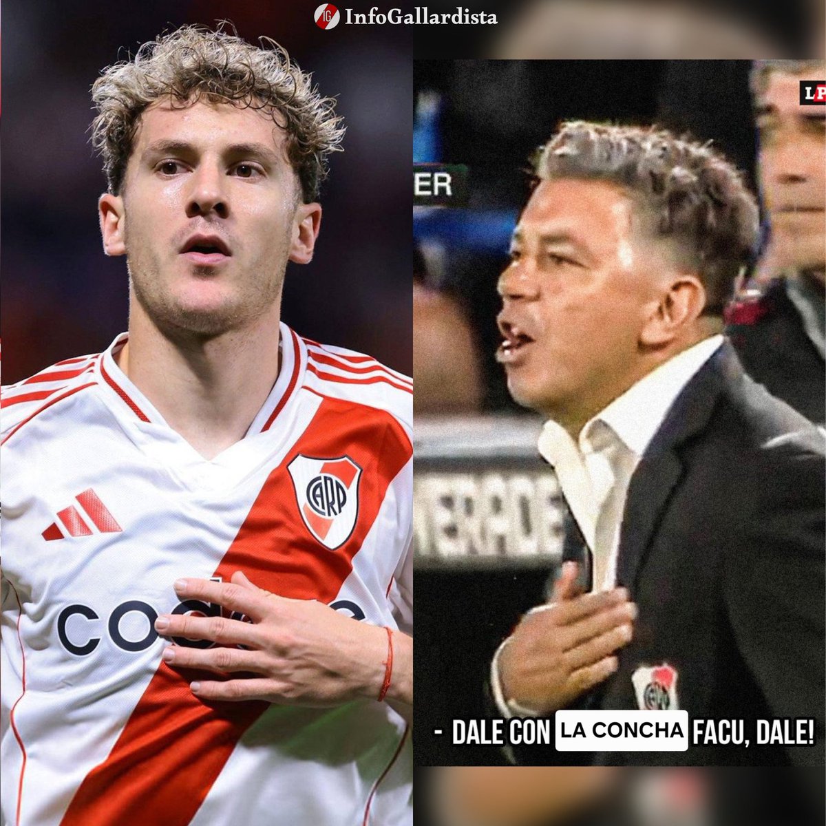 <a href="/InfoGallardista/">Info Gallardista</a> <a href="/RiverLPM/">La Página Millonaria</a> “DALE CON LA CONCHA, FACU, DALE”

Marcelo Gallardo a Colidio | <a href="/RiverLPM/">La Página Millonaria</a>