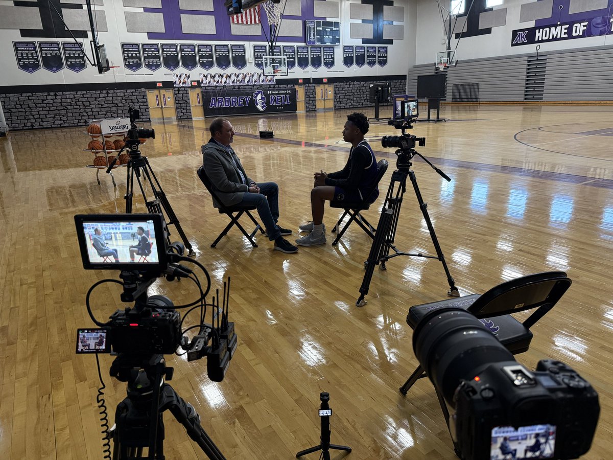 JTBahakelSports's tweet photo. Big thanks to @MikeCraft10 and @TheBradenSuggs of @AKbasketball for their time today.  Interviews will be out next week on Varsity Spotlight on @WCCBCharlotte @BahakelSports https://t.co/z4O9zdodGk