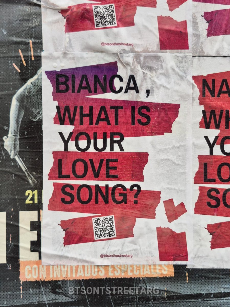 btsontstreetarg's tweet photo. 👀❤️
#WhatIsYourLoveSong #BTS_ARIRANG #btsotsarg #ARIRANG_ARGENTINA https://t.co/iI2BwsFJLY