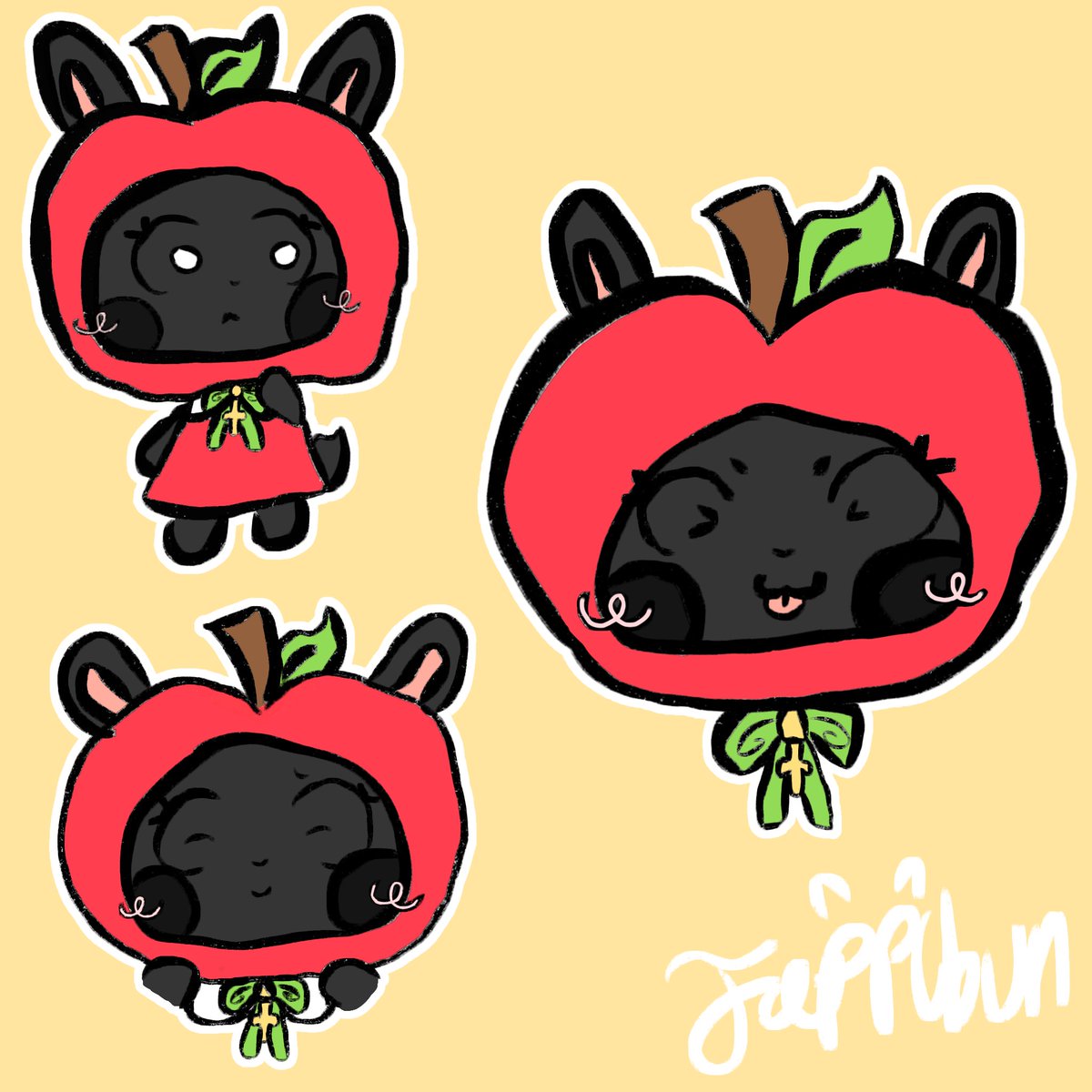 japplbun's tweet photo. Doodles of my new sona ❤️
#oc #sona https://t.co/drZnuglcSq