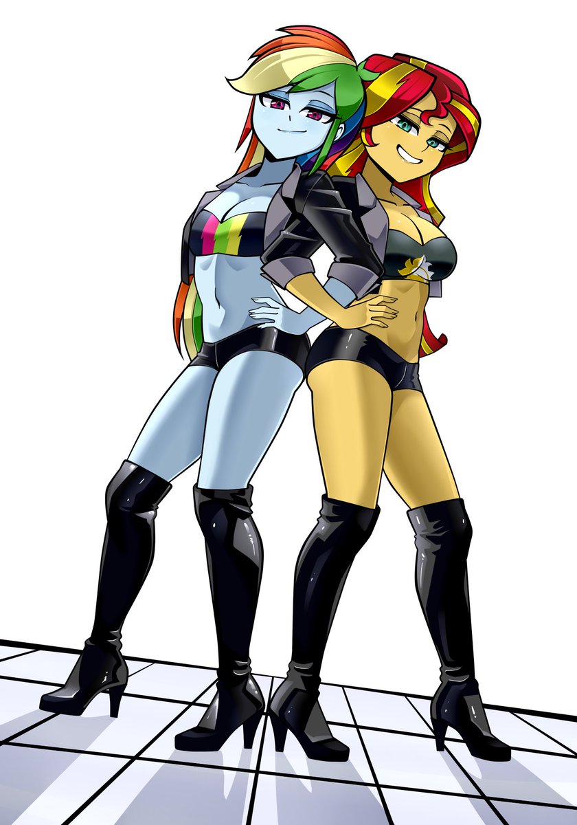 Sunrainbow Parade~

Commission for: <a href="/LordBeerusRules/">Jose Galagarza</a> 

#RainbowDash #SunsetShimmer #EquestriaGirls