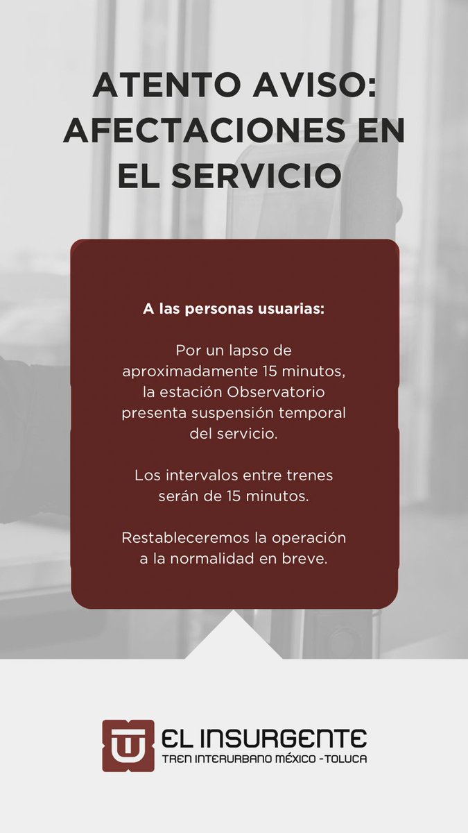 Tren El Insurgente tweet media