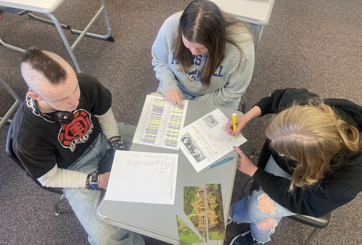 oe_german's tweet photo. Kudos to my German 2 students for their analysis of Rumpelstilzchen! They identified Präteritum forms like "war(=was)," "sagte(=said)," and "hatte(=had)," marked essential vocab such as "König(=king)," joined forces to unscramble and reorder passages, and filled in the blank with conjugations like "half(=helped)." Also, they acted out their favorite part of the story, answered comprehension questions, and discussed how this Grimm version could be adapted to a film. #OEproud @WorldLanguageOE @OlatheWl  @AATGOnline