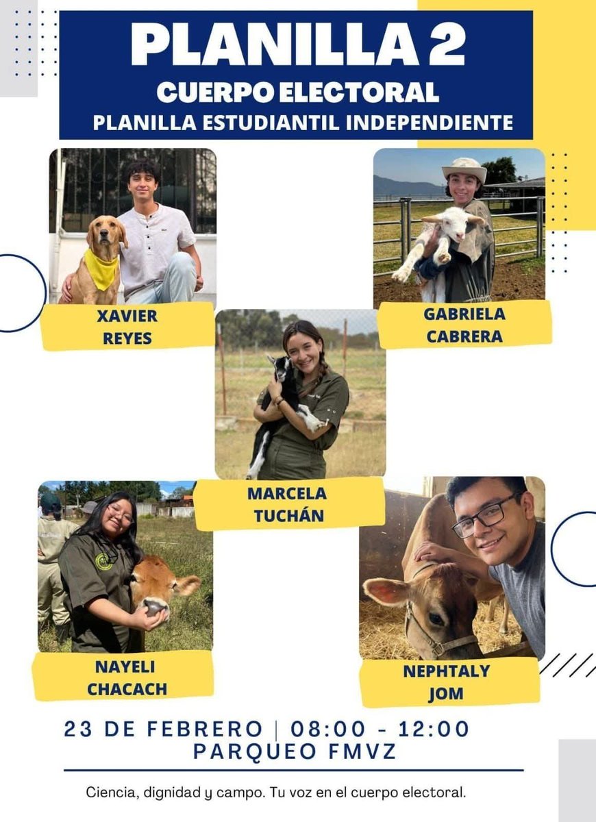 #USAC | Estudiantes de #Veterinaria dan victoria contundente a planilla #opositora

La planilla estudiantil opositora a Walter Mazariegos se impuso de manera abrumadora en la elección del cuerpo electoral en la Facultad de Veterinaria de la Universidad de San Carlos de Guatemala.