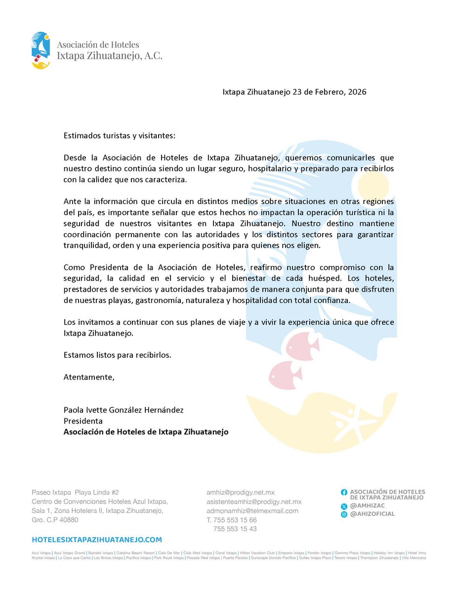 AMHIZ Hoteles Ixtapa Zihuatanejo tweet media