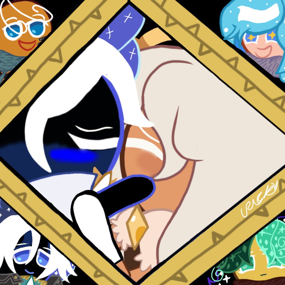 Hace ya un año le hice este dibujo junto a un comic a <a href="/whitecaramelco/">Altairꨄ</a> 
Fue un art trade y es uno de mis favoritos espero les guste a ustedes
Por cierto sip el gingerbrave y la cream soda son variantes originales mías no son como los originales 
#cookierun
#cookierunoc