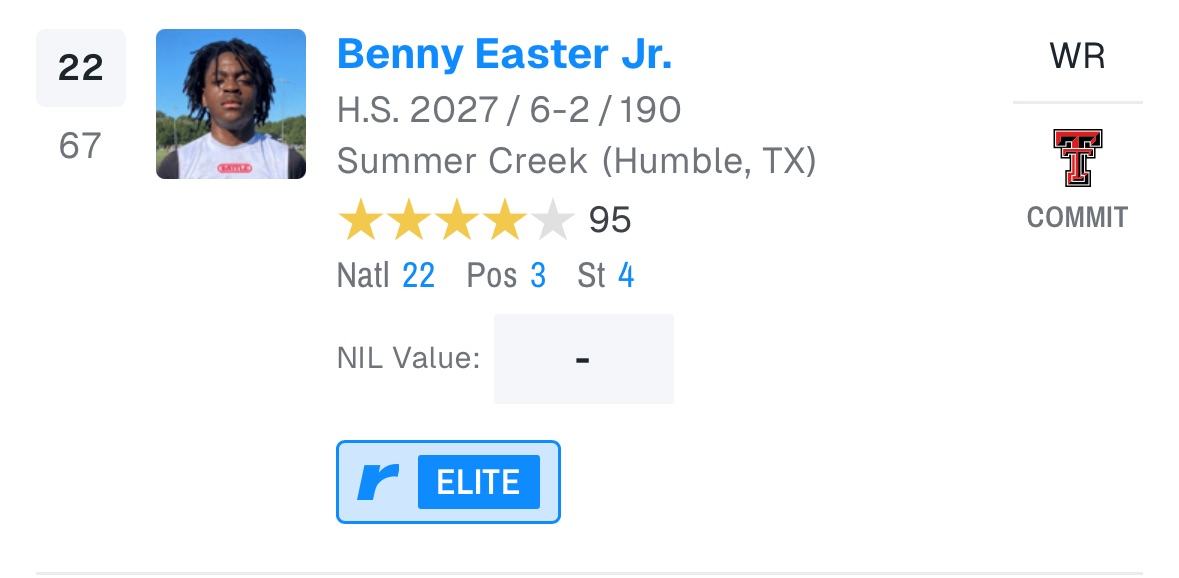 4 ⭐️ Benny Easter jr tweet media