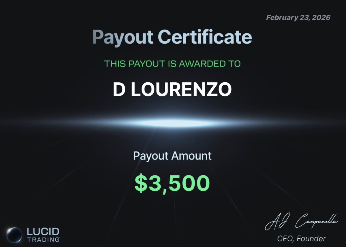 Thank you Lucid 🔥👌 <a href="/TradingLucid/">Lucid Trading</a>