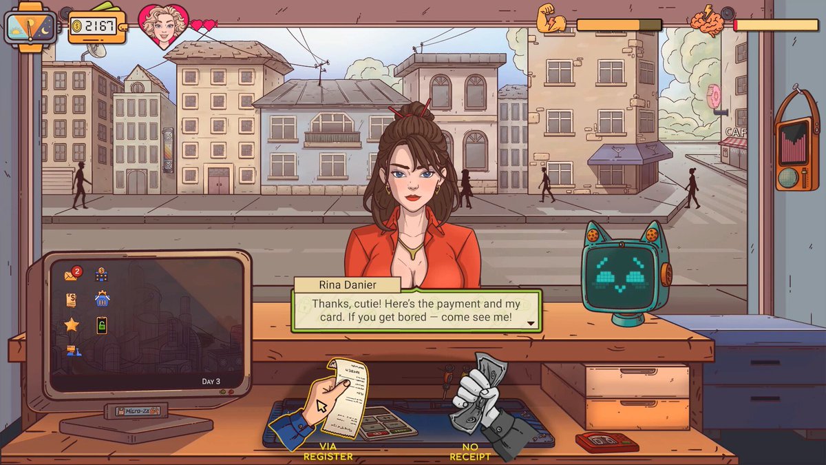 BSpaghettiCat's tweet photo. #SteamNextFest TIME LET'S GOOO

In Trusted Hands demo is playable now!!!

- repair phones (and snoop a little)
- work with shady orgs and journalists
- overcharge, evade taxes, take out loans (but all COZY)

Watch, play, wishlist:
https://t.co/lt0pYNIqjm

#gamedev #indiegames https://t.co/3Acy3wcLq4