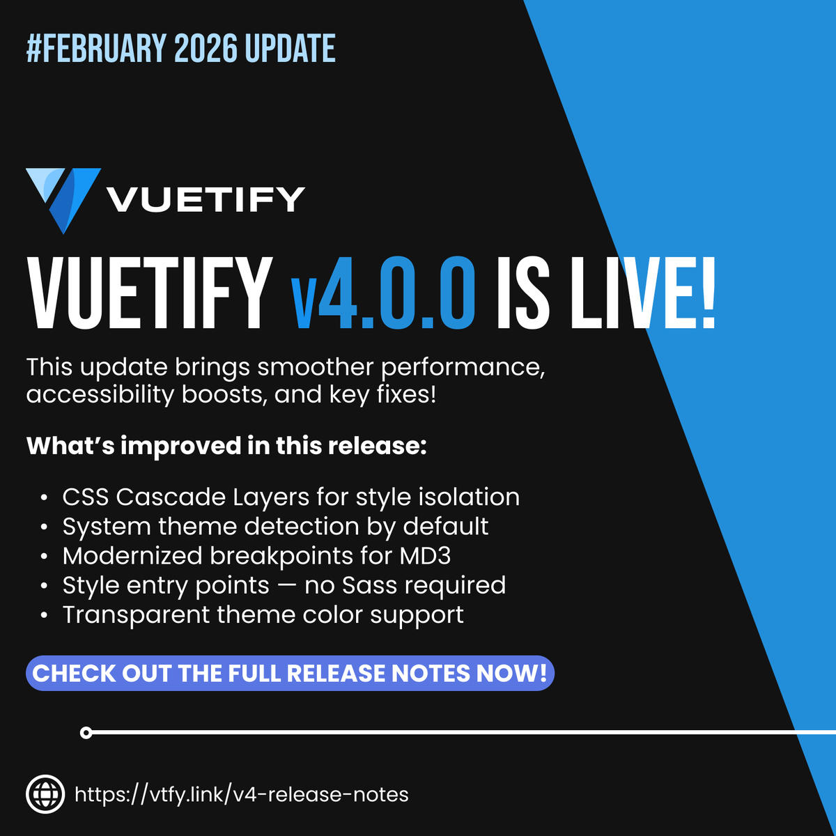Vuetify tweet media