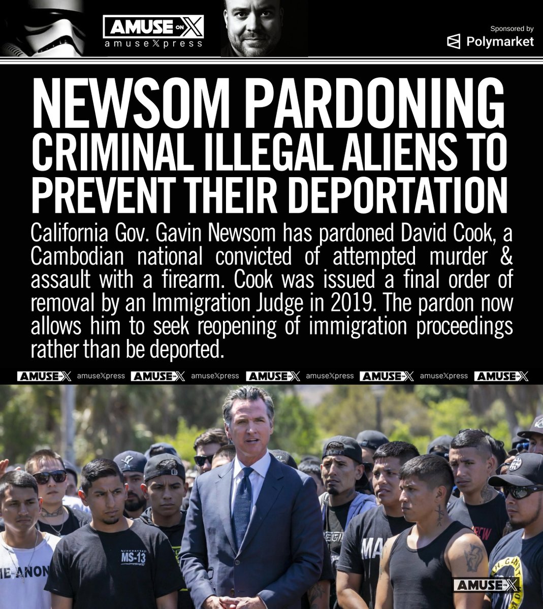 PARDON? Gov. Gavin Newsom pardoned David Cook, a Cambodian national convicted of attempted murder who had a 2019 removal order. The pardon lets him reopen immigration proceedings instead of being deported. Cook has been released into the community.