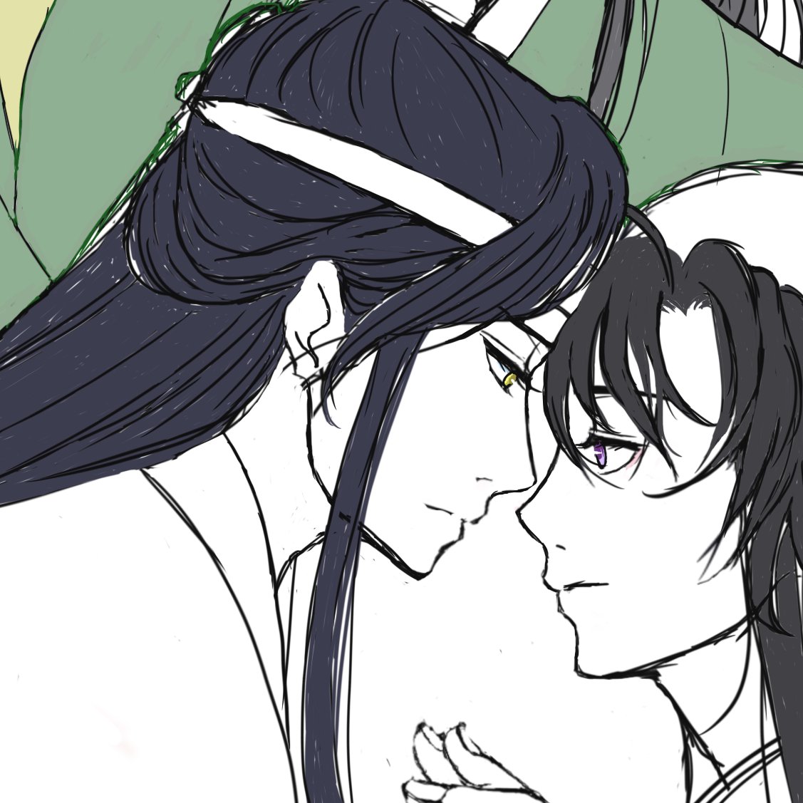 お仕事いってきます…_(:3 」∠)_ なんかもうちょっとのんびりお絵描き