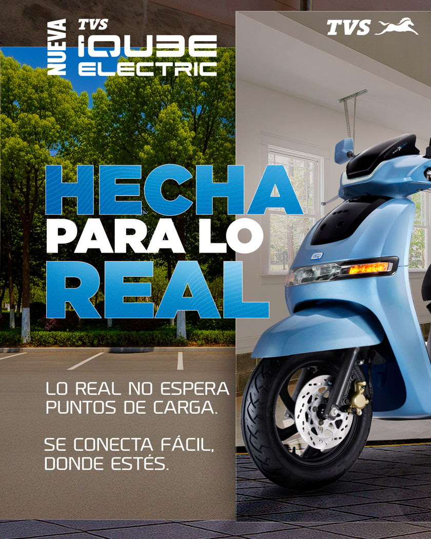 Tecnodiva's tweet image. iQube, scooter eléctrico de  TVS Motor,  llega a México. #scooter #TVSMotor #TVSMotorCompany tecnodivaoficial.blogspot.com/2026/02/tvs-mo…