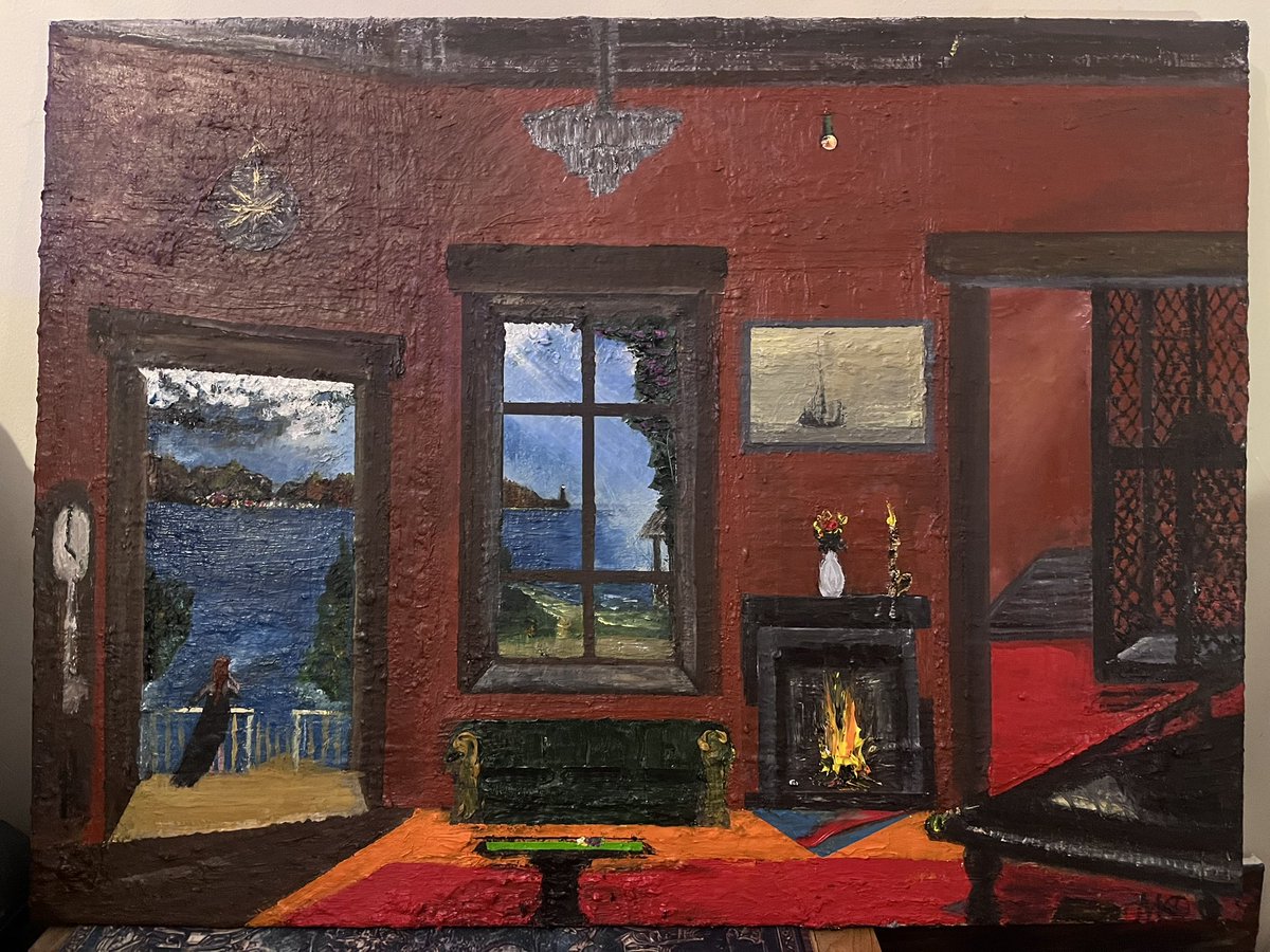 MarkoAlabaster's tweet photo. Near finished. New oil painting by @MarkoAlabaster https://t.co/vNe2yyUxu7