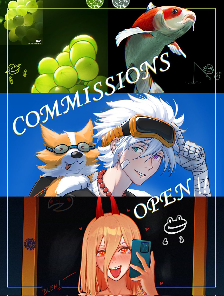 RonoKay_'s tweet photo. COMMISSIONS OPEN 🐸🌝🙏
 For more information, DM me :') https://t.co/jSLXWp7KZ0