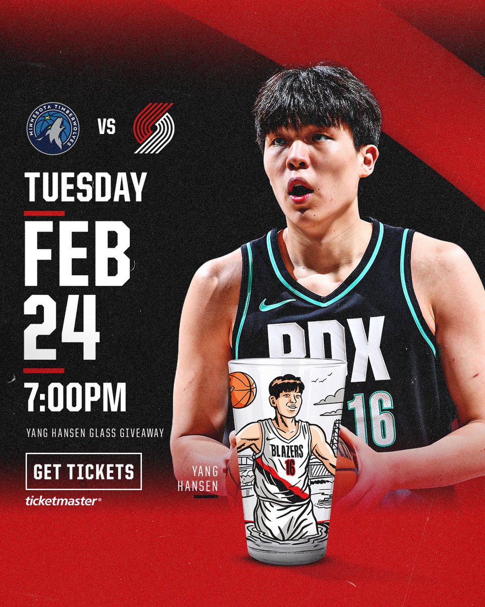 ‼️ HANSEN GLASS NIGHT ‼️ HANSEN GLASS NIGHT ‼️
First 5,000 people at the game tomorrow night get a Yang Hansen commemorative glass! Make sure to show up early!