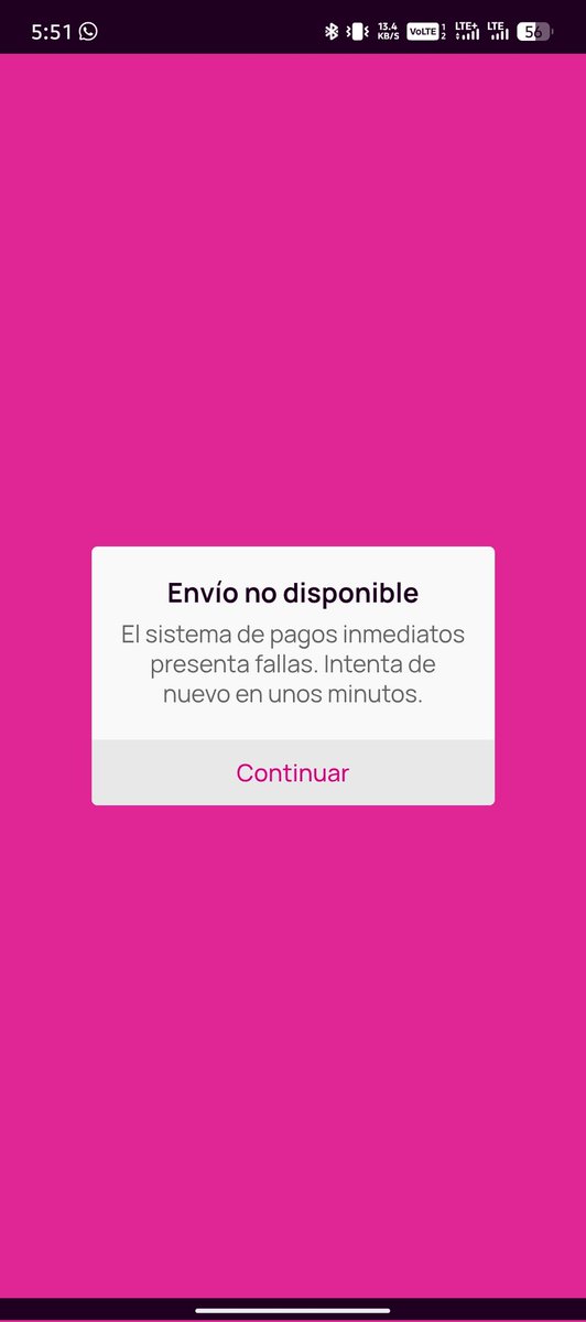JoseMahechaG's tweet photo. @Nequi No funciona, no deja pagar con QR, no deja retirar que porque está caído desde esta mañana ese es el caso, no deja enviar a otras personas con llaves ni nada #NequiTeponeaAguantarHambre https://t.co/nhagwmRlmB
