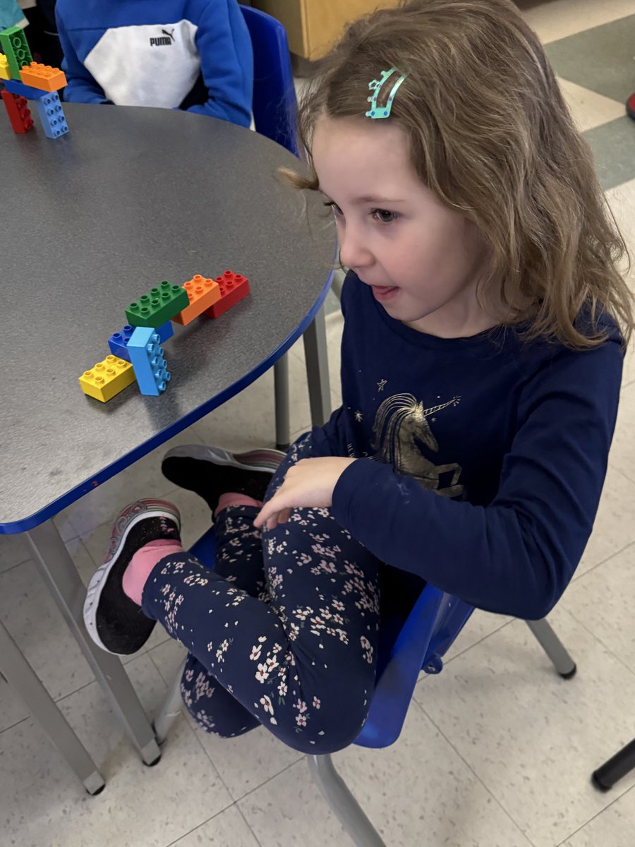 AnitaBaudoux's tweet photo. Starting our week with a #SixBricks mindful moment 🙏🧱 Students built their Lenten prayers — a thumbs up for believing in ourselves, a baby sister, and shelters for those in need. Faith, creativity & compassion @StMonicaOCSB. @ocsbRE https://t.co/KRS9wl7DI8
