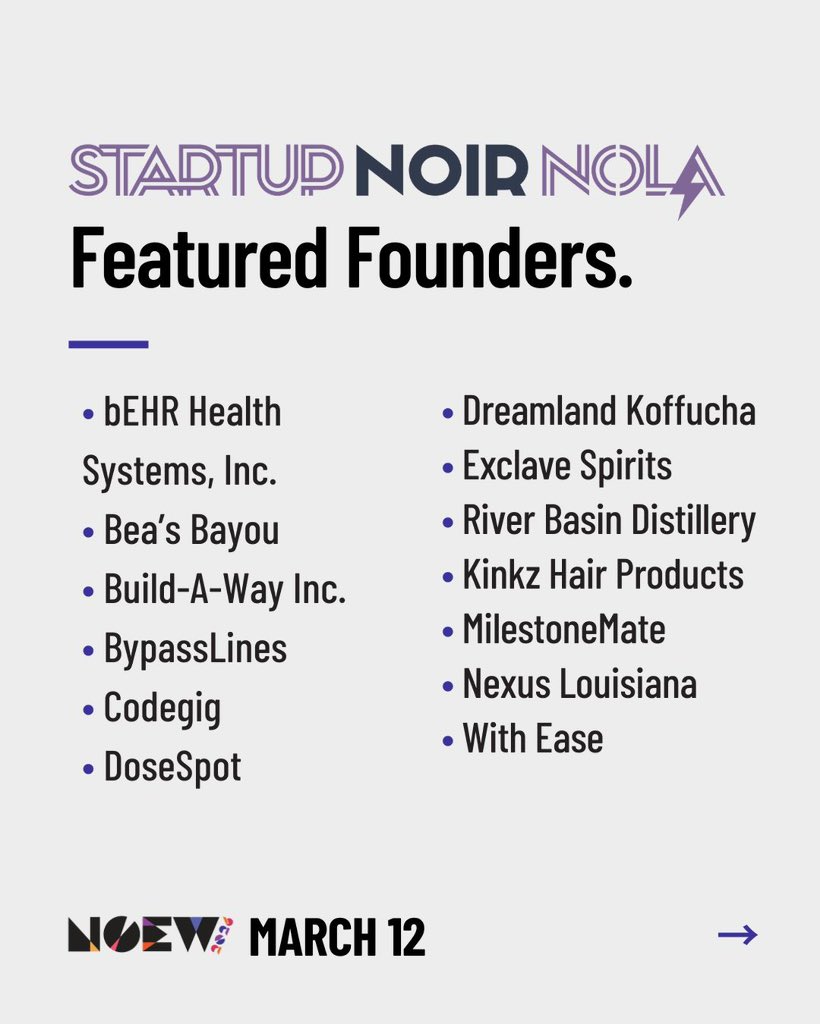 New Orleans Entrepreneur Week (NOEW) tweet media