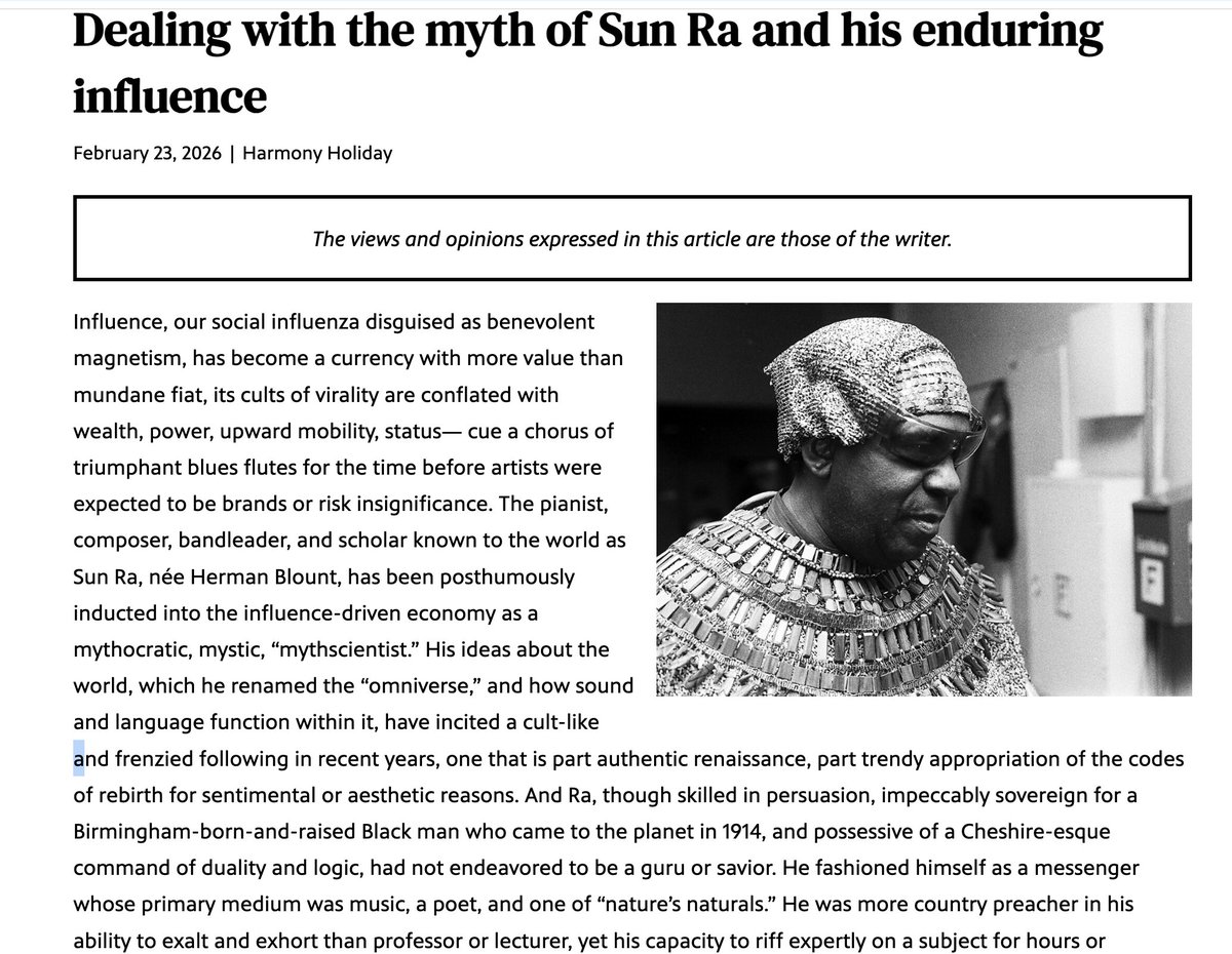 Harmony Holiday tweet media