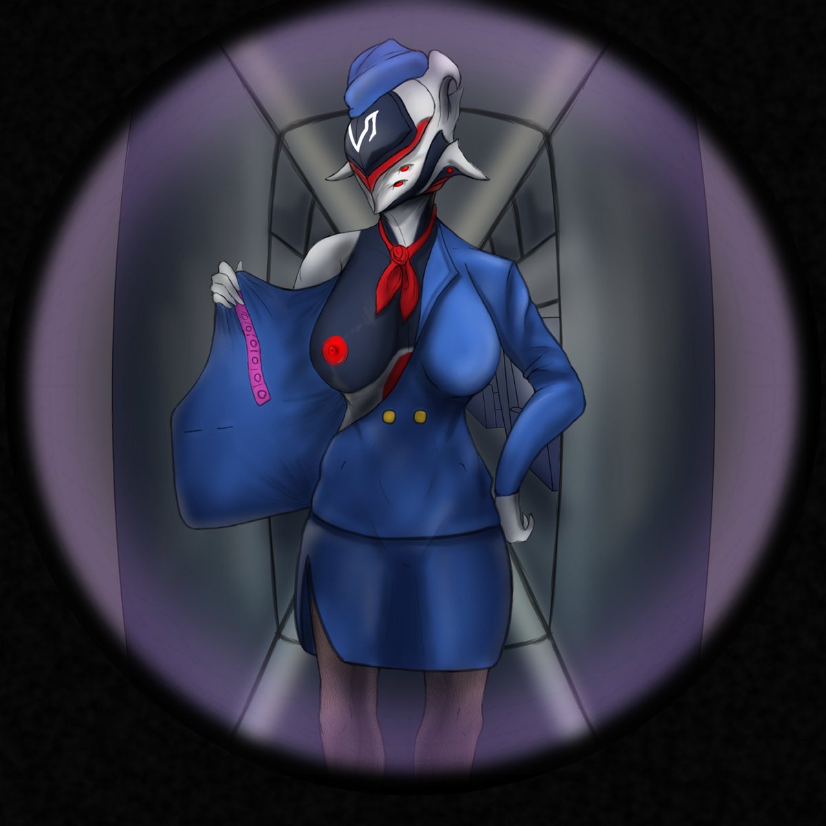 Mute1710's tweet photo. Garuda stewardess

#warframensfw https://t.co/mTTgzN99Le