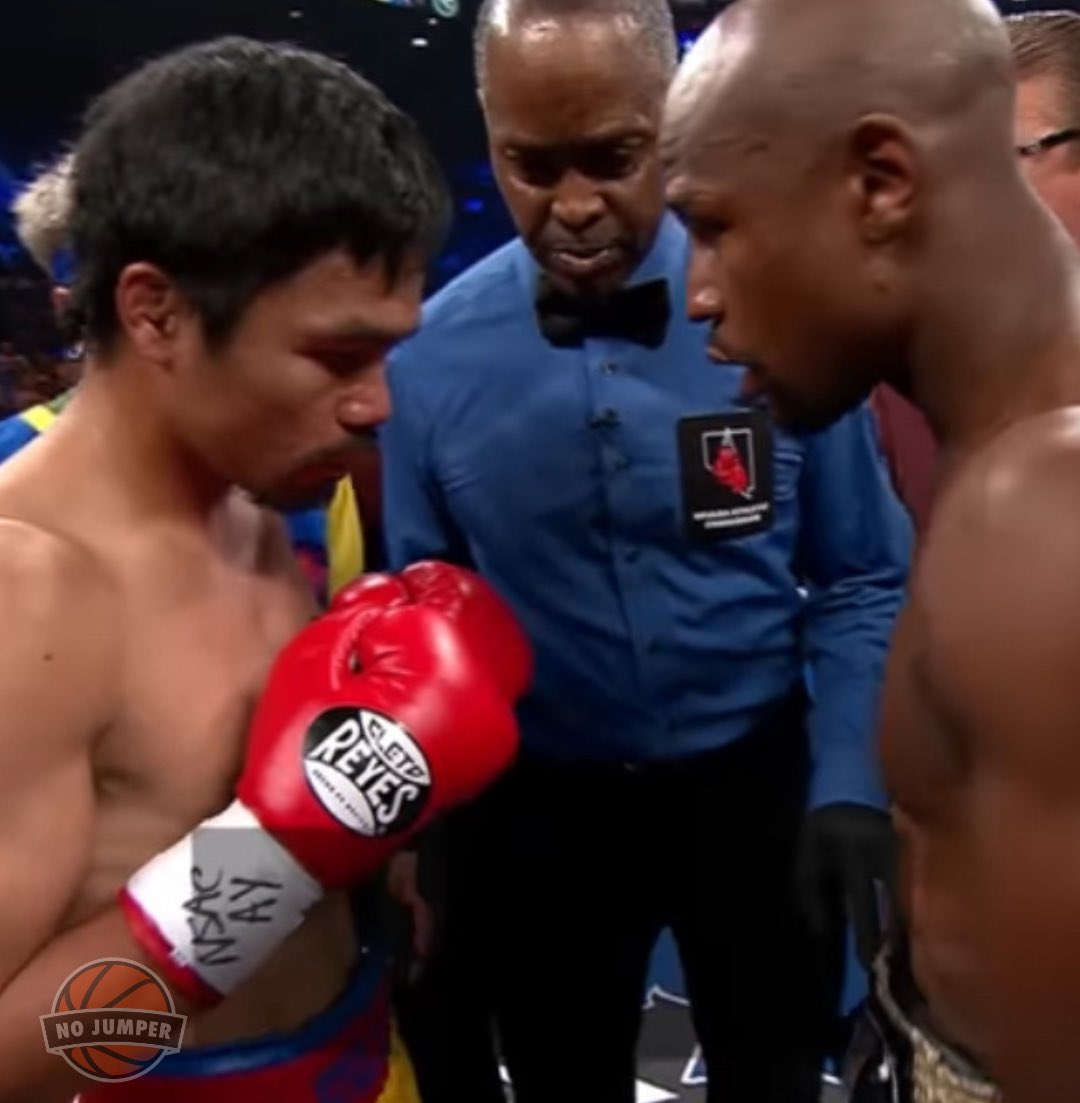 nojumper's tweet photo. Floyd Mayweather Jr. and Manny Pacquiao will officially run it back in a professional rematch on September 19th at the Sphere in Las Vegas.

The two icons previously fought in the ‘Fight of the Century’ in 2015. https://t.co/gmyxGc8Fk6