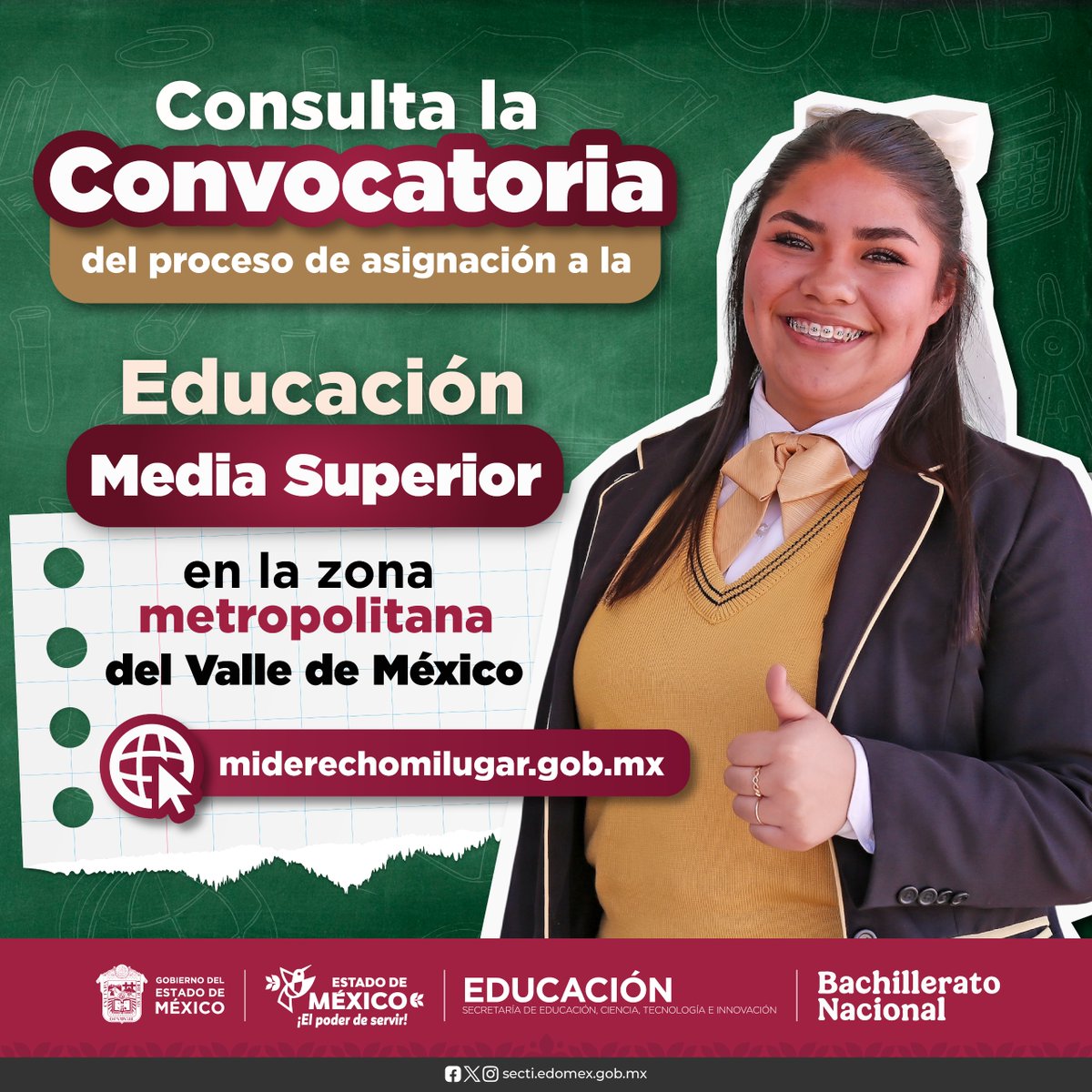 COBAEMex's tweet photo. Del 17 de marzo al 14 de abril abre el registro para ingresar a Educación Media Superior en la Zona Metropolitana del Valle Cuautitlán-Texcoco. 🎓

Haz tu trámite a tiempo en 👉:  https://t.co/D6kBGro4Lt

@SeducEdoMex
@SEMSedomex
#IngresoMediaSuperior2026 https://t.co/0FMZulIZT1