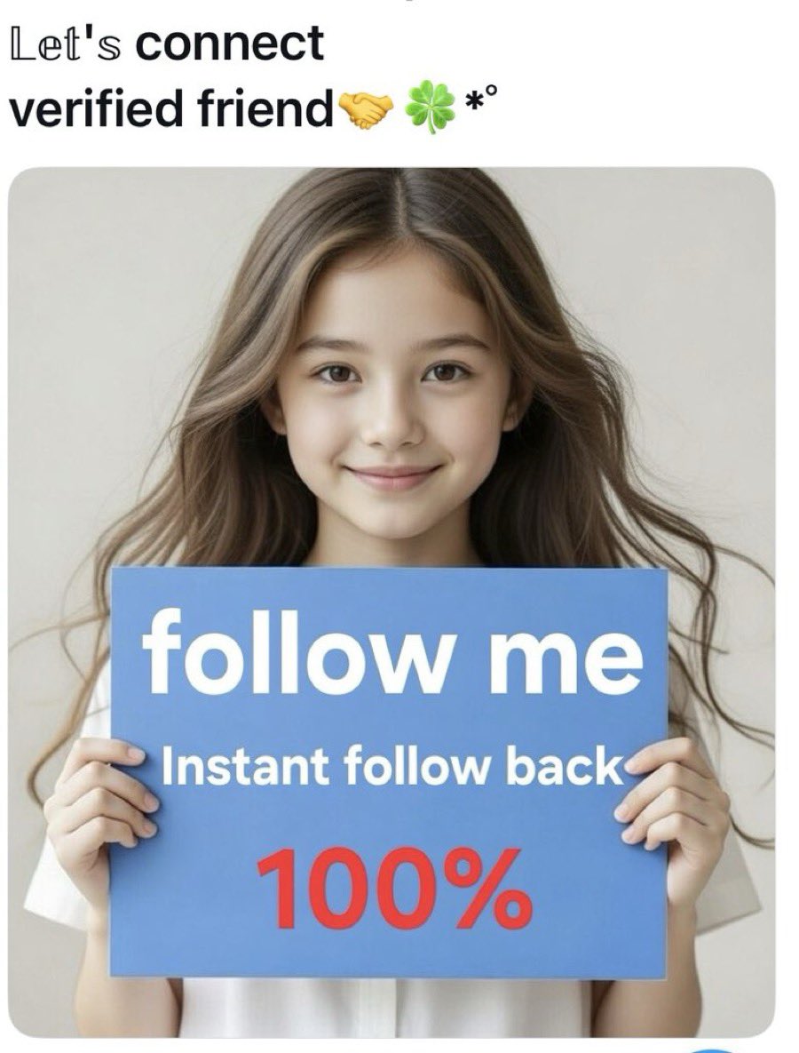 Good morning everybody 🌅 
Verified friends follow me 💯💯 
I will back immediately 💯💯