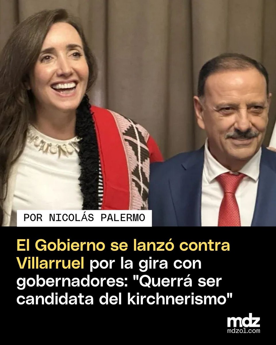 ✍️ Victoria en redes

"Hay fotos con Cornejo, Valdés, Pullaro, Sadir, Sáenz, Passalacqua, Figueroa, se les pasaron esas. Tanto mirar lo que quieren se arman una realidad paralela. Visito todo el país. Porque soy Federal"

Victoria Villarruel 🇦🇷