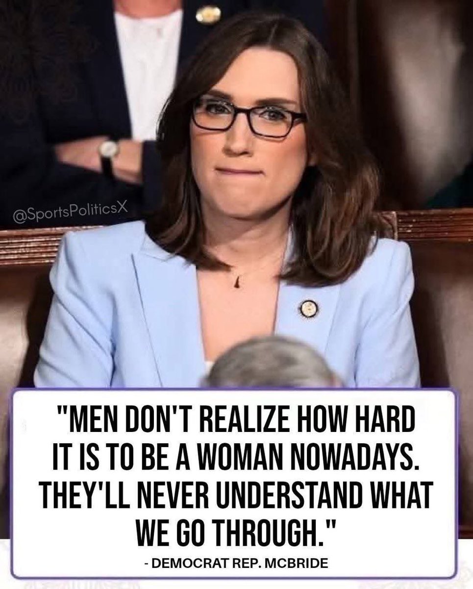 There is no "we." There are men, of whom you are one, and women, of whom you are not. As a man, you have no idea what we actual women go through.